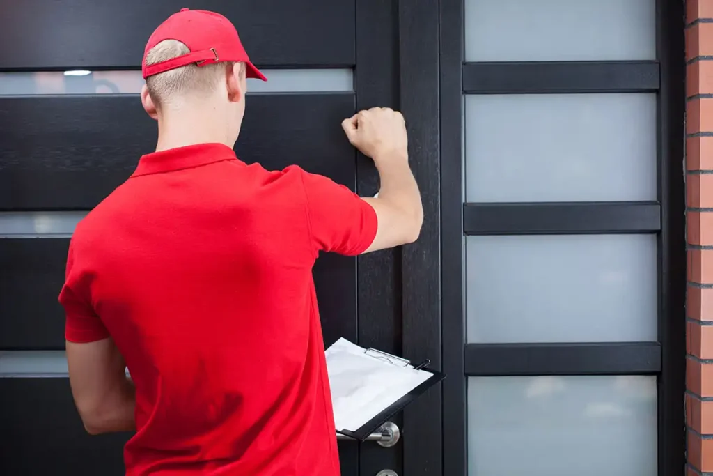 What to do when a stranger is at the door.