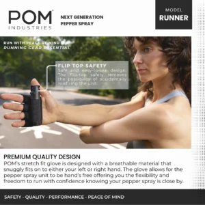 POM Runner Pepper Spray Glove