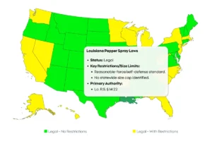 Pepper Spray Laws by State - Interactive Map & Pocket Guide