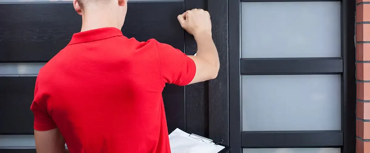 What to do when a stranger is at the door.